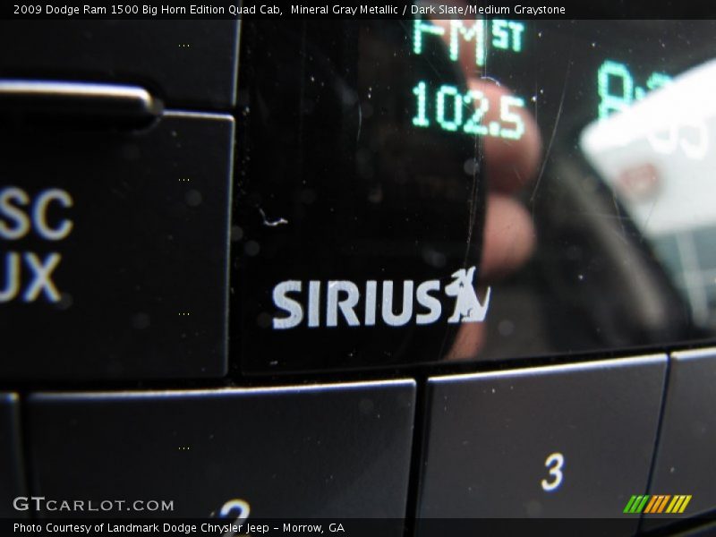 Mineral Gray Metallic / Dark Slate/Medium Graystone 2009 Dodge Ram 1500 Big Horn Edition Quad Cab