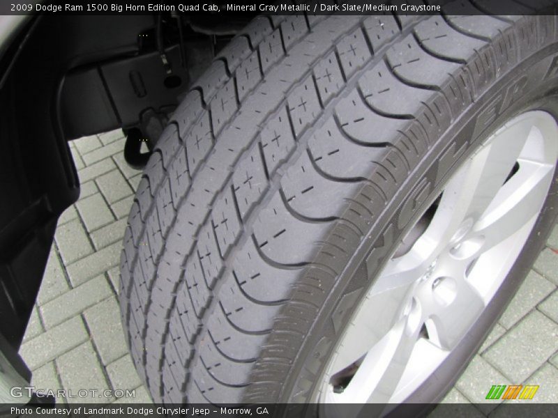 Mineral Gray Metallic / Dark Slate/Medium Graystone 2009 Dodge Ram 1500 Big Horn Edition Quad Cab