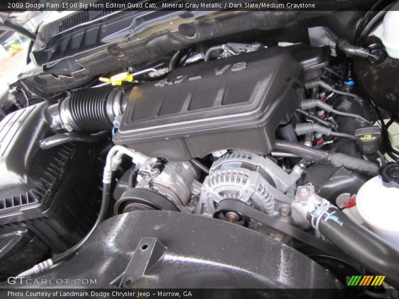 Mineral Gray Metallic / Dark Slate/Medium Graystone 2009 Dodge Ram 1500 Big Horn Edition Quad Cab