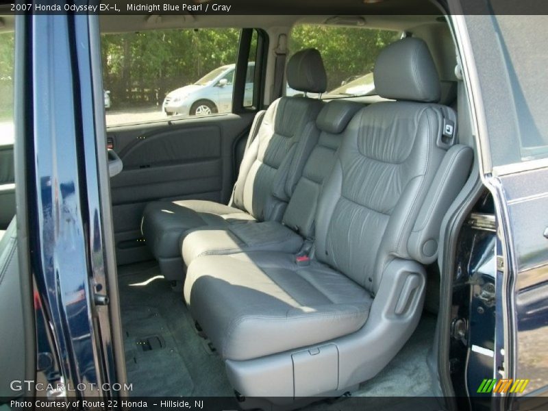 Midnight Blue Pearl / Gray 2007 Honda Odyssey EX-L