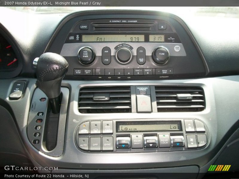 Midnight Blue Pearl / Gray 2007 Honda Odyssey EX-L