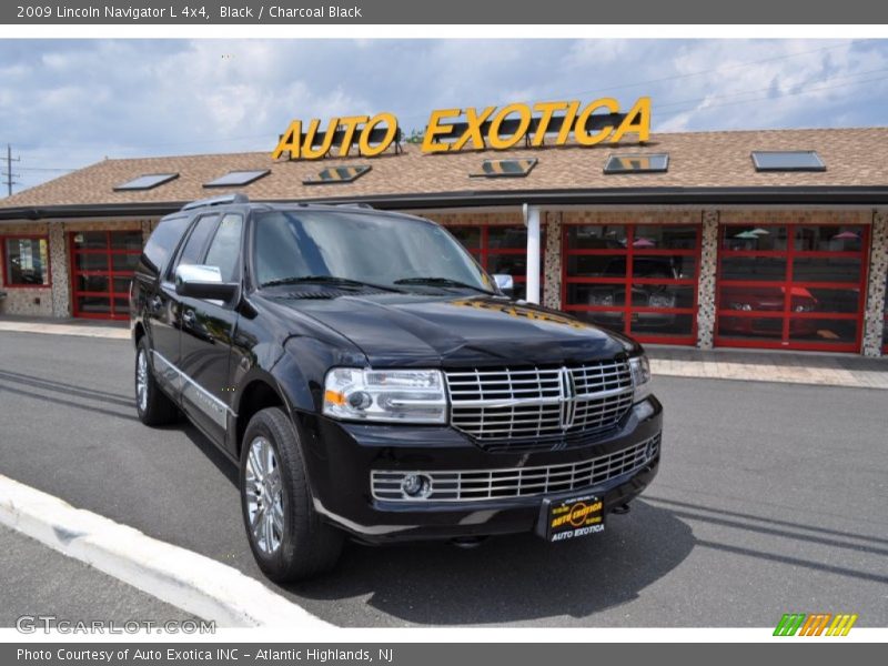 Black / Charcoal Black 2009 Lincoln Navigator L 4x4