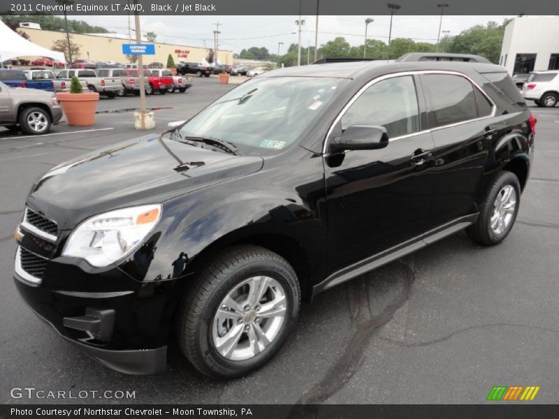 Black / Jet Black 2011 Chevrolet Equinox LT AWD