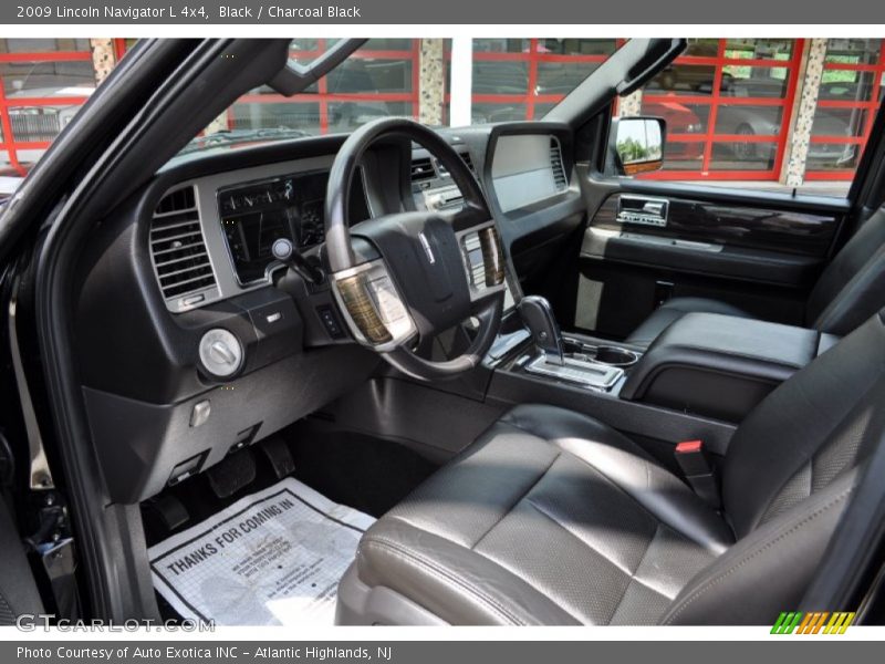  2009 Navigator L 4x4 Charcoal Black Interior