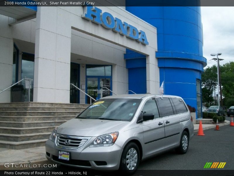 Silver Pearl Metallic / Gray 2008 Honda Odyssey LX