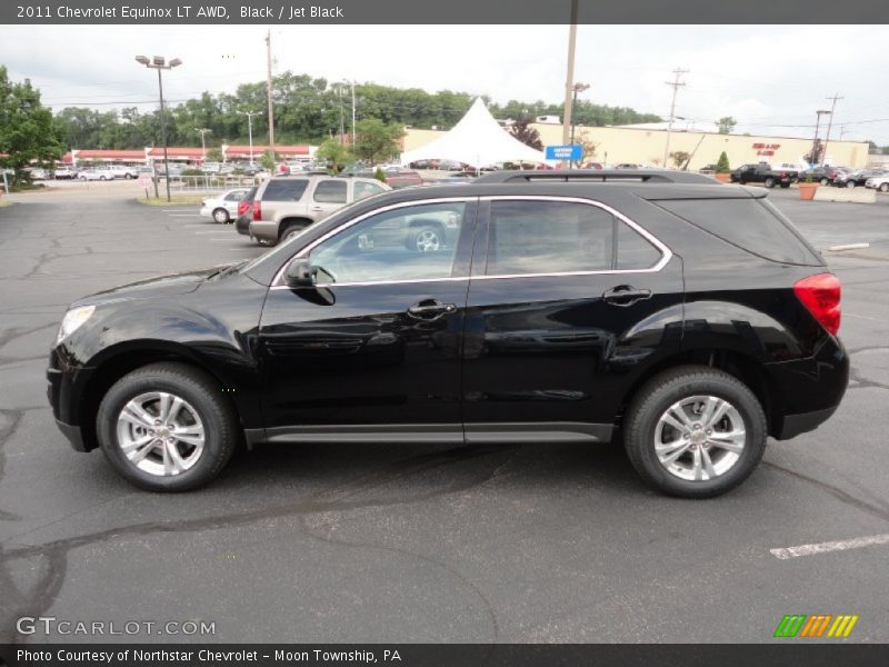Black / Jet Black 2011 Chevrolet Equinox LT AWD