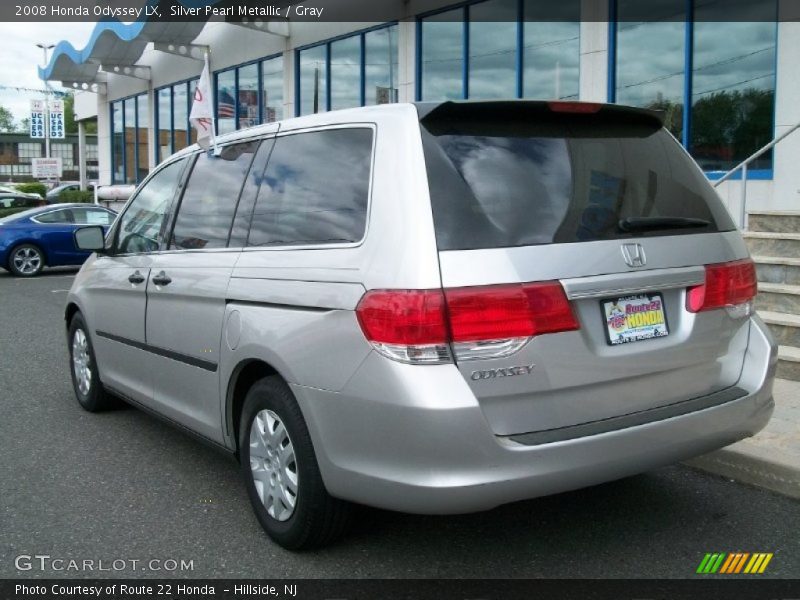 Silver Pearl Metallic / Gray 2008 Honda Odyssey LX