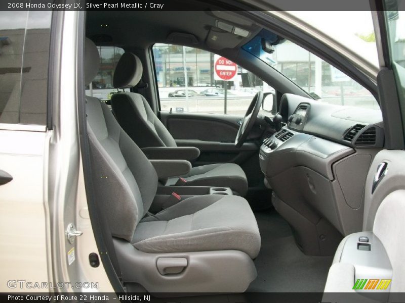 Silver Pearl Metallic / Gray 2008 Honda Odyssey LX