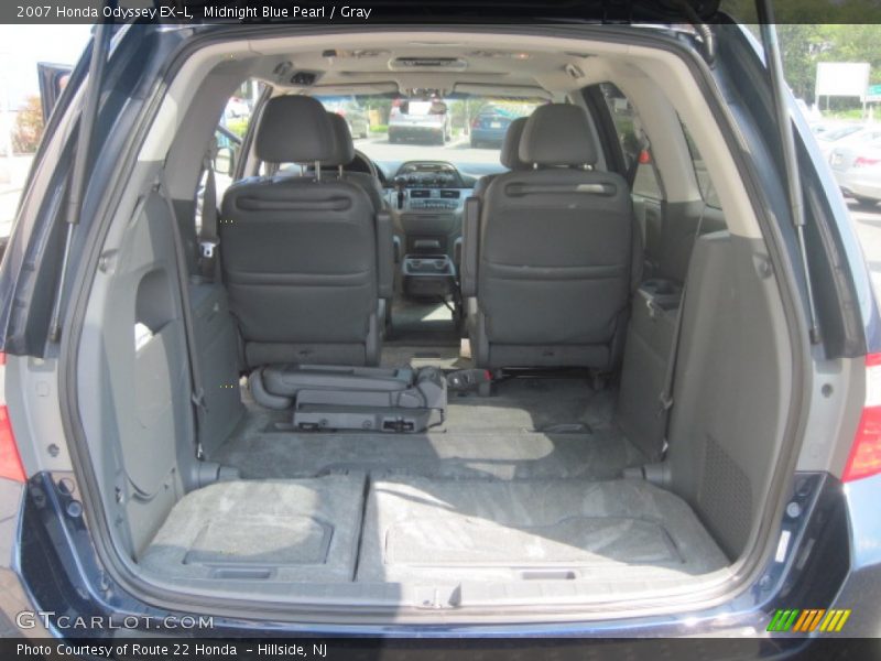 Midnight Blue Pearl / Gray 2007 Honda Odyssey EX-L