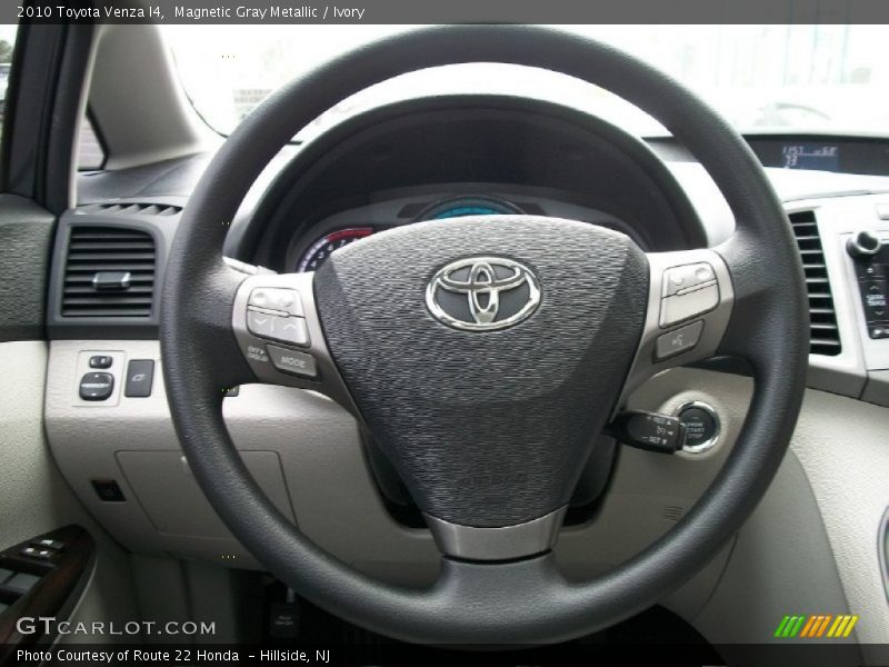 Magnetic Gray Metallic / Ivory 2010 Toyota Venza I4