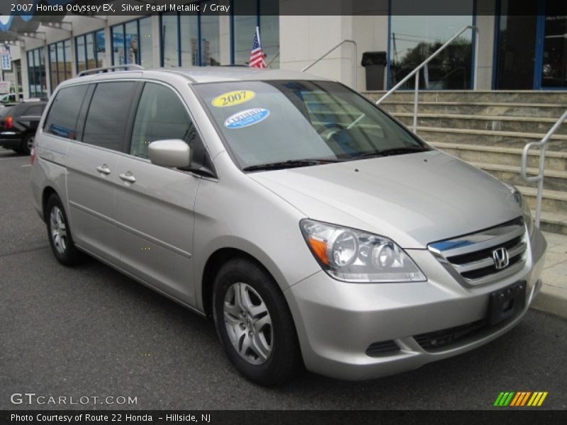 Silver Pearl Metallic / Gray 2007 Honda Odyssey EX
