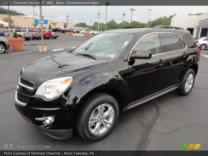 Black / Brownstone/Jet Black 2011 Chevrolet Equinox LT AWD