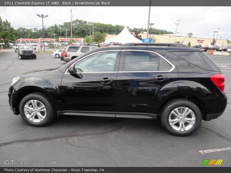 Black / Brownstone/Jet Black 2011 Chevrolet Equinox LT AWD