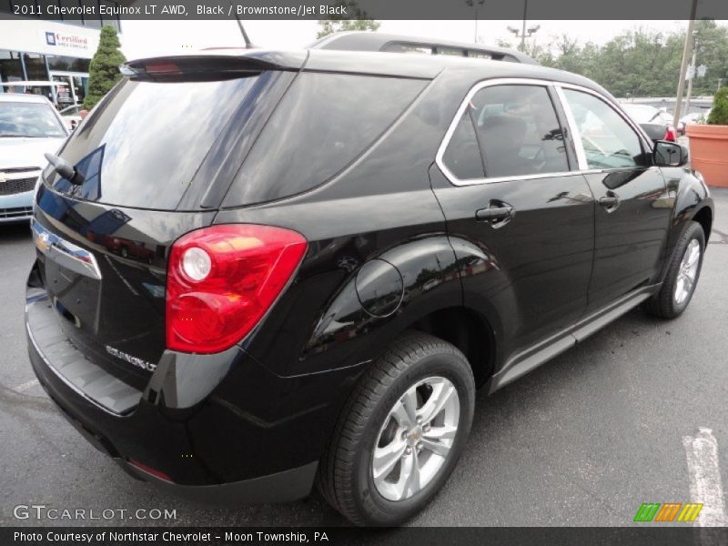 Black / Brownstone/Jet Black 2011 Chevrolet Equinox LT AWD