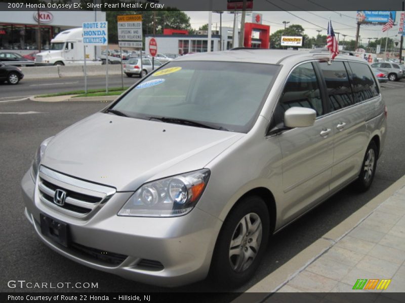 Silver Pearl Metallic / Gray 2007 Honda Odyssey EX