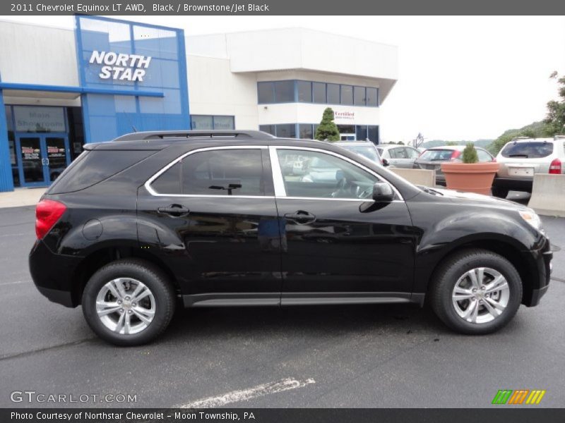 Black / Brownstone/Jet Black 2011 Chevrolet Equinox LT AWD