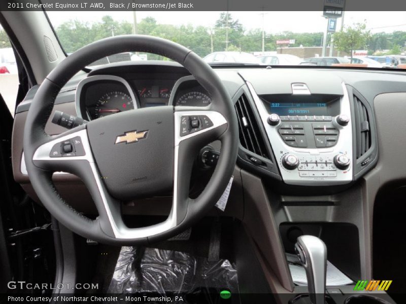 Black / Brownstone/Jet Black 2011 Chevrolet Equinox LT AWD