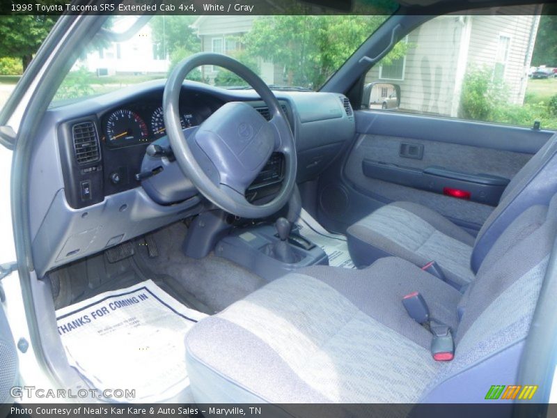 Gray Interior - 1998 Tacoma SR5 Extended Cab 4x4 