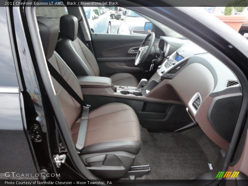 Black / Brownstone/Jet Black 2011 Chevrolet Equinox LT AWD