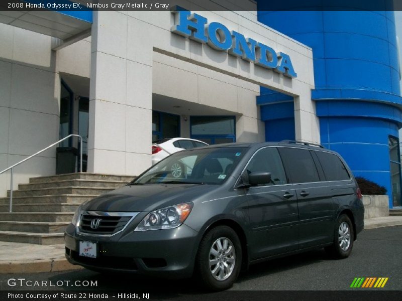 Nimbus Gray Metallic / Gray 2008 Honda Odyssey EX
