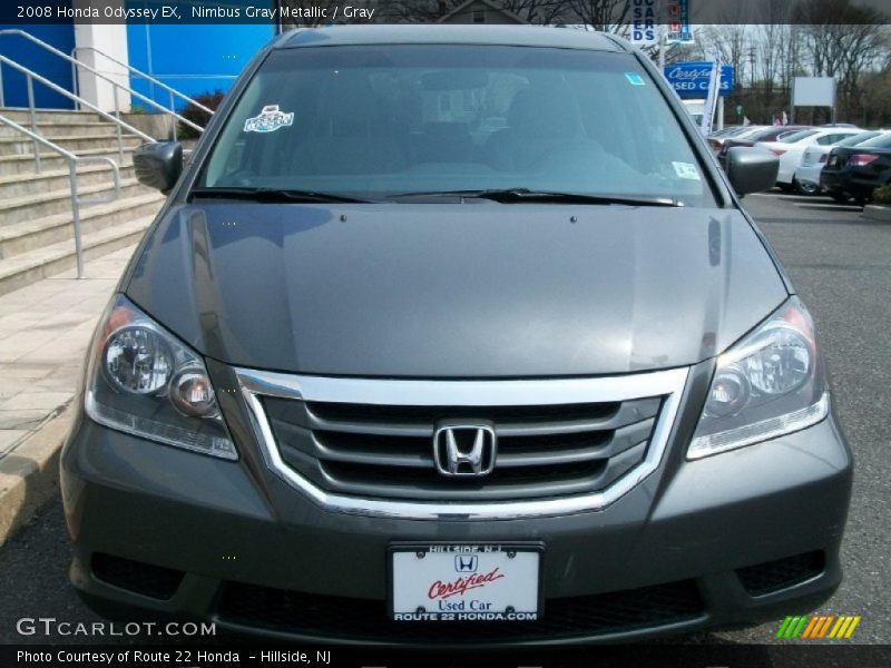 Nimbus Gray Metallic / Gray 2008 Honda Odyssey EX