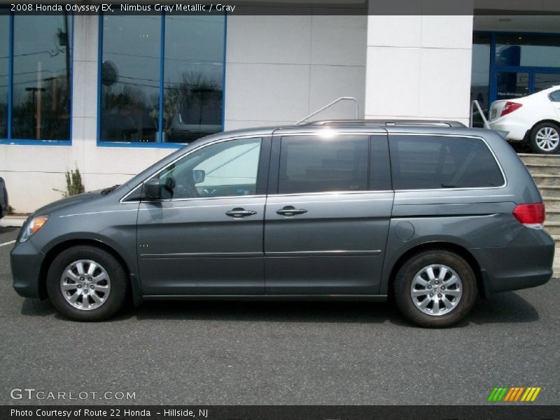 Nimbus Gray Metallic / Gray 2008 Honda Odyssey EX
