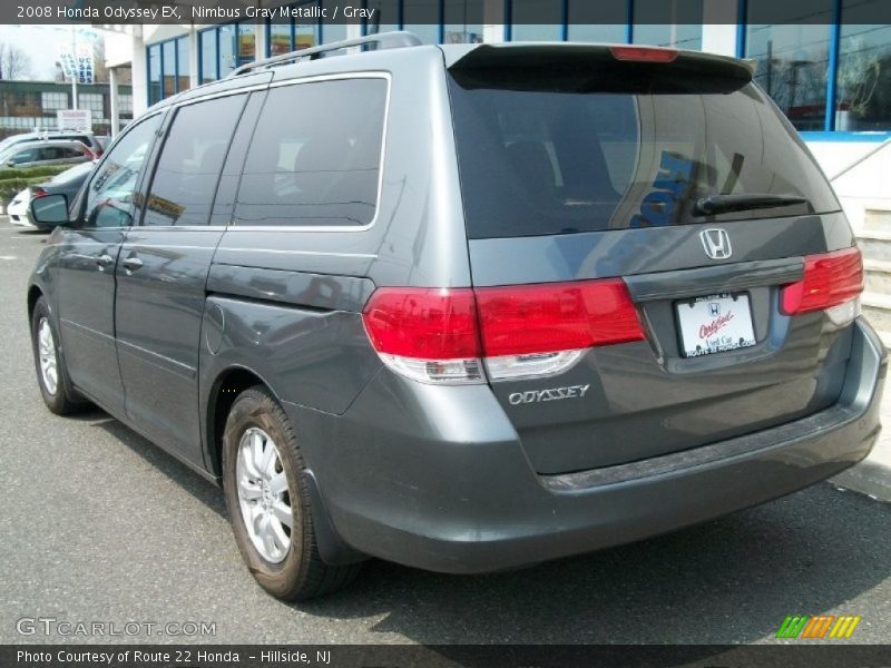 Nimbus Gray Metallic / Gray 2008 Honda Odyssey EX