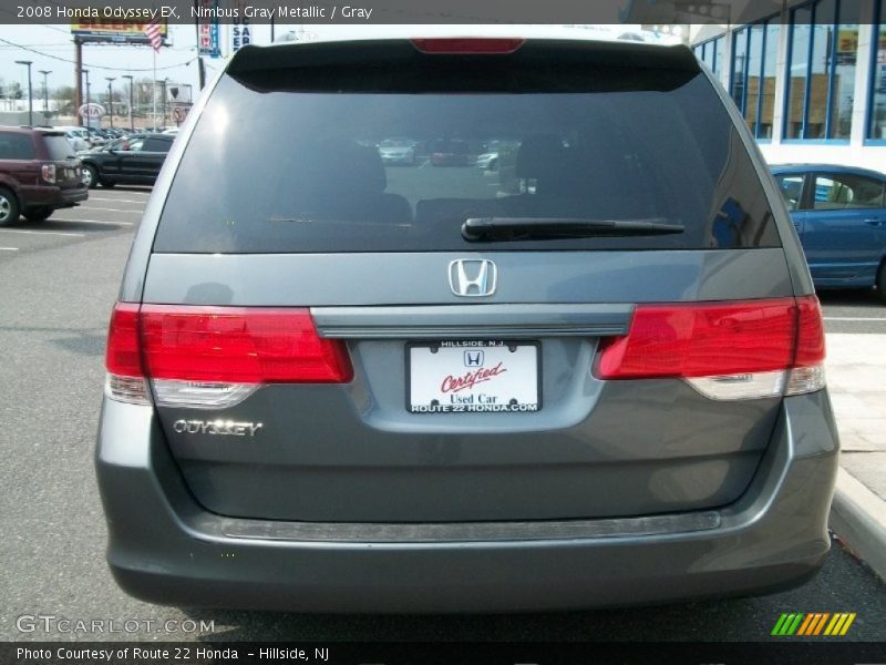 Nimbus Gray Metallic / Gray 2008 Honda Odyssey EX