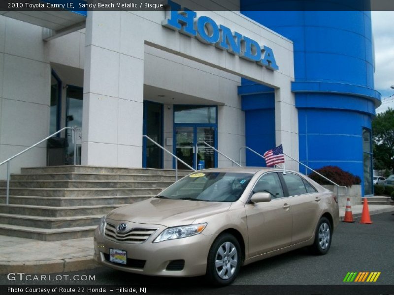 Sandy Beach Metallic / Bisque 2010 Toyota Camry LE