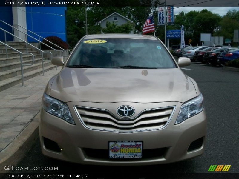 Sandy Beach Metallic / Bisque 2010 Toyota Camry LE