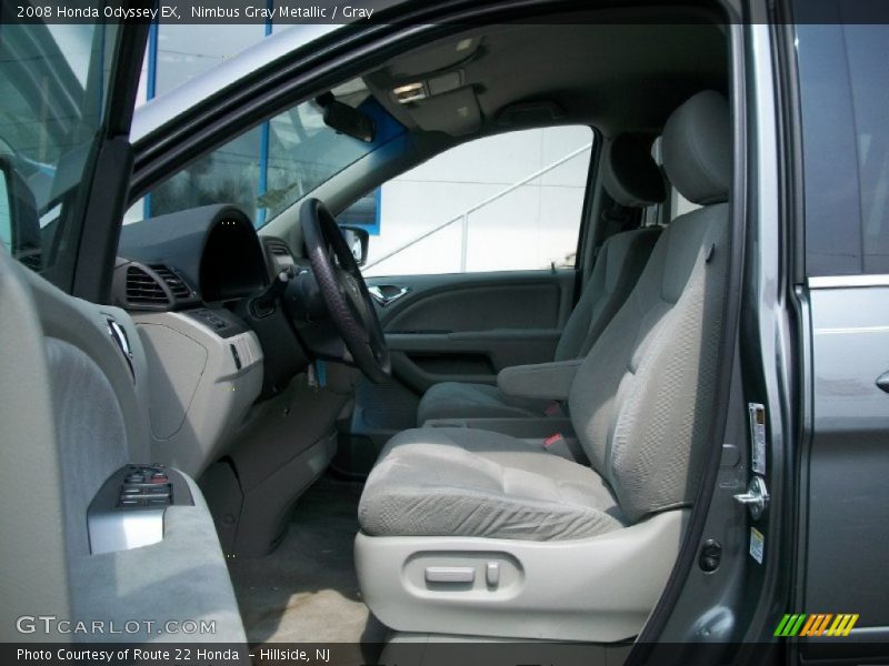 Nimbus Gray Metallic / Gray 2008 Honda Odyssey EX
