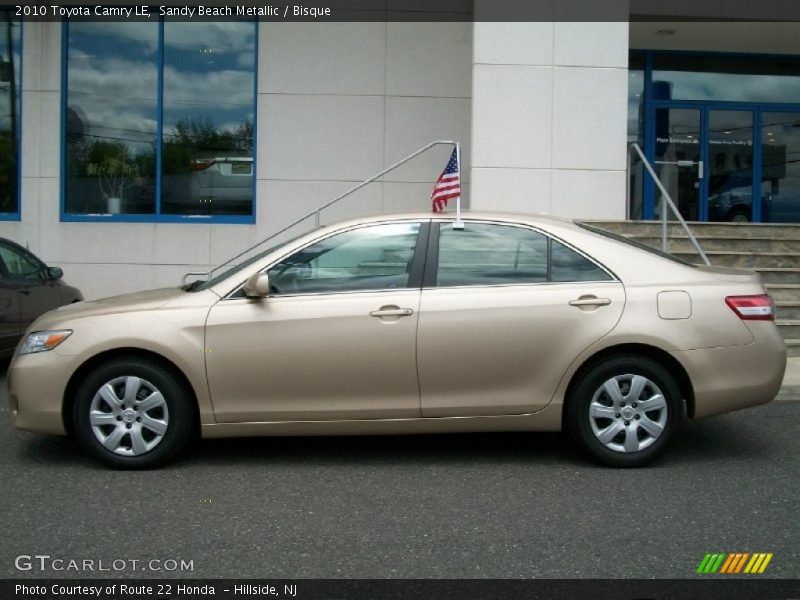 Sandy Beach Metallic / Bisque 2010 Toyota Camry LE
