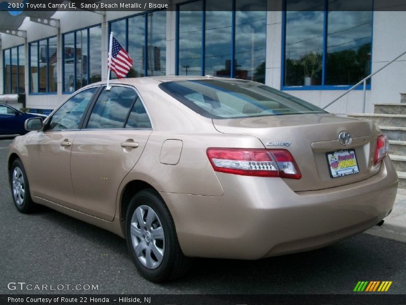Sandy Beach Metallic / Bisque 2010 Toyota Camry LE
