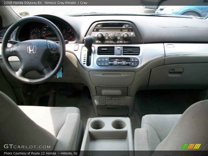 Nimbus Gray Metallic / Gray 2008 Honda Odyssey EX