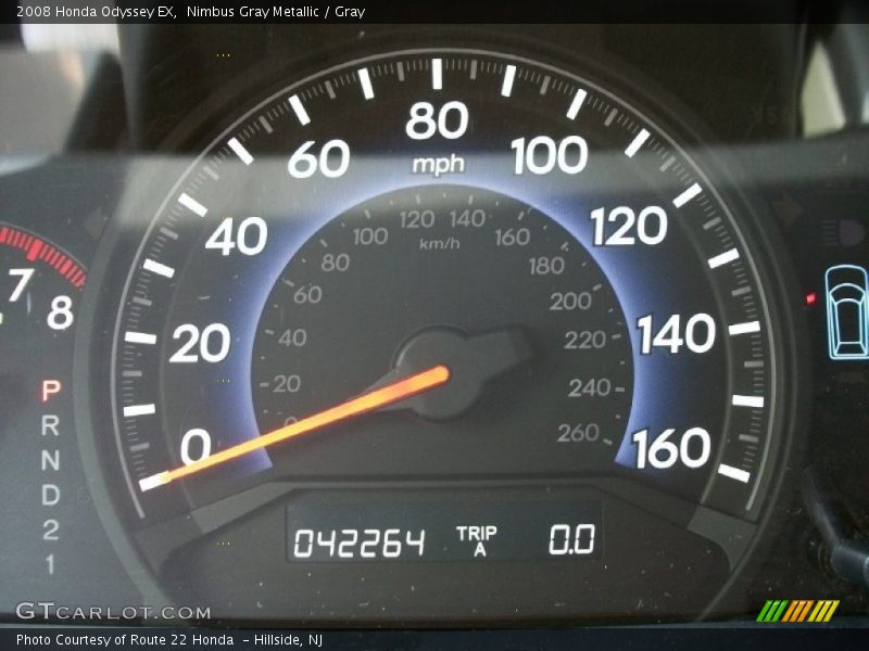 Nimbus Gray Metallic / Gray 2008 Honda Odyssey EX