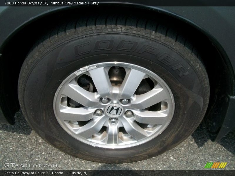 Nimbus Gray Metallic / Gray 2008 Honda Odyssey EX