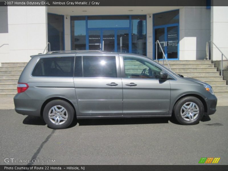 Nimbus Gray Metallic / Gray 2007 Honda Odyssey EX-L