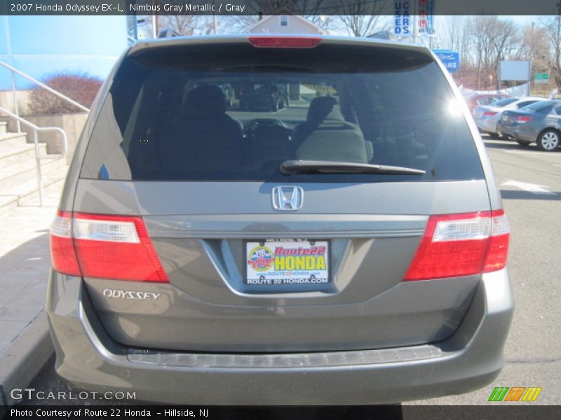 Nimbus Gray Metallic / Gray 2007 Honda Odyssey EX-L