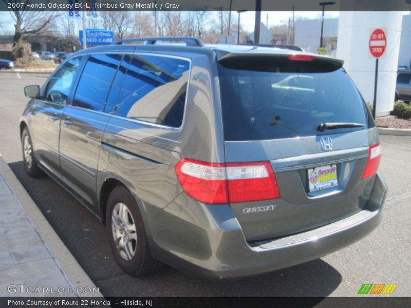 Nimbus Gray Metallic / Gray 2007 Honda Odyssey EX-L