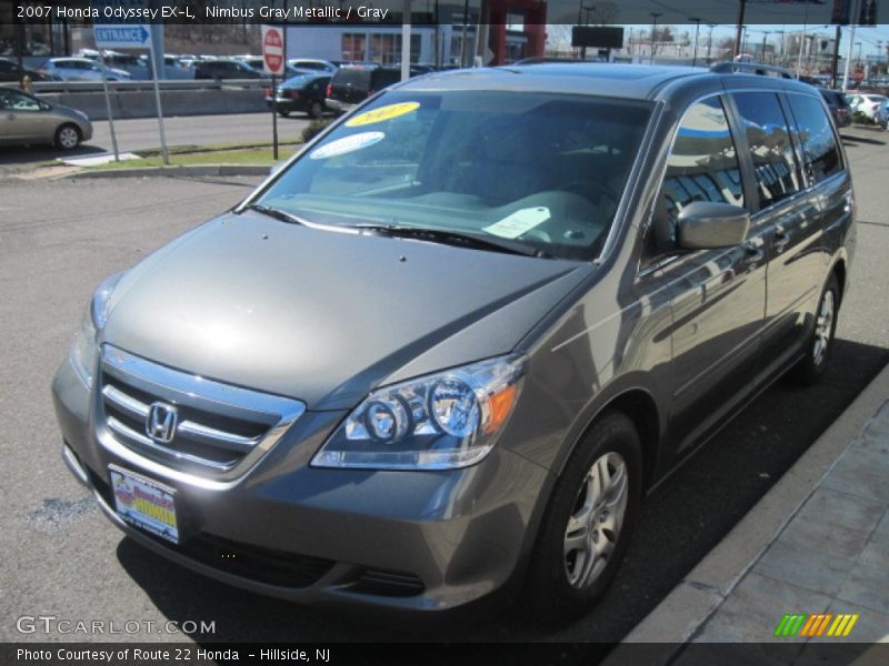 Nimbus Gray Metallic / Gray 2007 Honda Odyssey EX-L