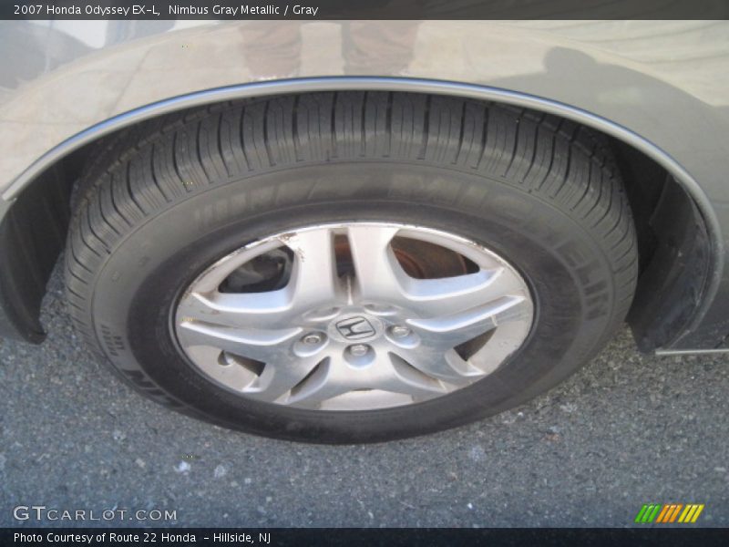 Nimbus Gray Metallic / Gray 2007 Honda Odyssey EX-L