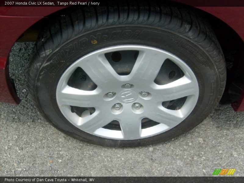 Tango Red Pearl / Ivory 2007 Honda Civic LX Sedan