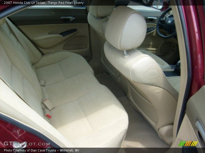 Tango Red Pearl / Ivory 2007 Honda Civic LX Sedan