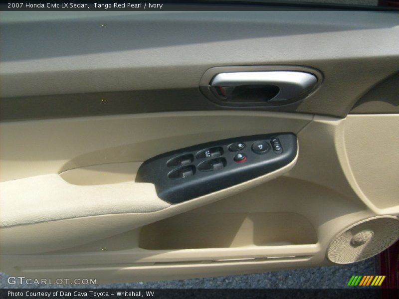 Tango Red Pearl / Ivory 2007 Honda Civic LX Sedan