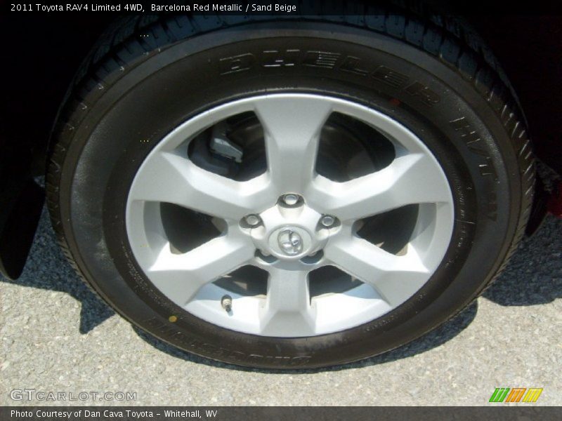 Barcelona Red Metallic / Sand Beige 2011 Toyota RAV4 Limited 4WD
