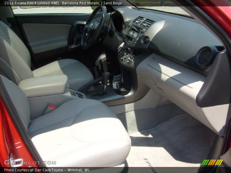 Barcelona Red Metallic / Sand Beige 2011 Toyota RAV4 Limited 4WD