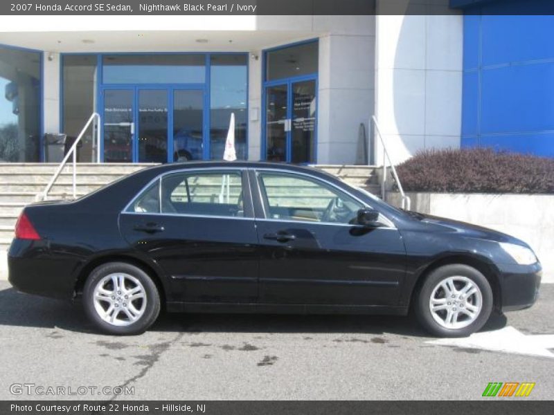 Nighthawk Black Pearl / Ivory 2007 Honda Accord SE Sedan