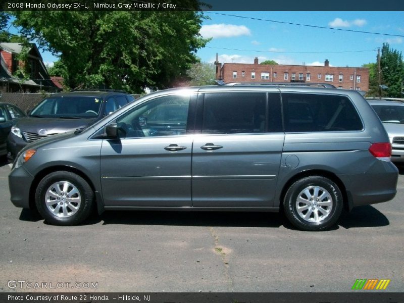 Nimbus Gray Metallic / Gray 2008 Honda Odyssey EX-L