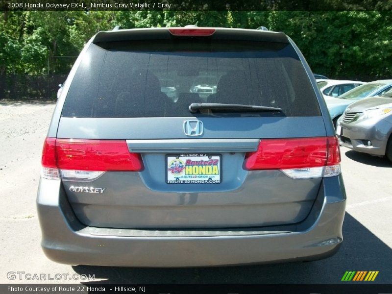 Nimbus Gray Metallic / Gray 2008 Honda Odyssey EX-L