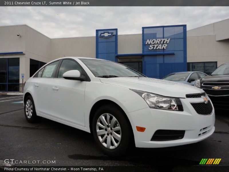 Summit White / Jet Black 2011 Chevrolet Cruze LT